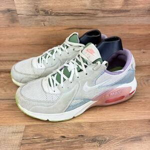 Women Nike Air Max Excee Running Shoes Size 8.5 White Pink Blue Grey CD5432 120